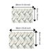 Bathroom Mat Toilet Mat Shower Mat Entrance Rug Absorbent Non-Slip Mat Soft Quick-Dry Machine Washable_maomaolike.com