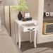 Wooden Nightstand With A Drawer,Storage End Table For Bedroom,Bathroom,Livingroom_maomaolike.com