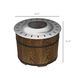 Smokeless Fire Pit, Portable Camping Bonfire Stove With Mat For Backyard, Patio, Picnic, Magnesium Oxide, Brown_maomaolike.com