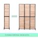 3 Panel Room Dividers And Folding Privacy Screen Natural Wooden Room Partitions 6ft Wall Divider For Room Separation (Natural)_maomaolike.com