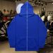 Men's Clothing Solid color sweatshirt zipper hoodie blank cardigan zipper hoodie sweatshirt spot_maomaolike.com