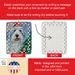 Old English Sheepdog Christmas Porcelain Ornament Christmas Tree Hanging Decorations For Home Christmas Holiday, Rectangle, Gift, Multicolor_maomaolike.com
