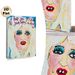 Bold Female Portrait Painting Poster, Vibrant Expressive Pop-Art Style Poster, Eye-catching Artistic Decor Suitable For Living Room, Studio Spaces_maomaolike.com