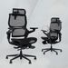 Ergonomic Office High Back Desk Chair With Integrated Ergonomic Backrest With 3D Headrest 6D Flip-up Armrest 136°Tilting Retractable Footrest Mesh Computer Chair_maomaolike.com