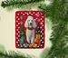 Poodle Holiday Christmas Porcelain Ornament Christmas Tree Hanging Decorations For Home Christmas Holiday, Rectangle, Gift, Multicolor_maomaolike.com