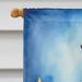 Greyhound Christmas Reindeer House Flag Large Porch Sleeve Pole Decorative Outside Yard Banner Artwork Wall Hanging, Polyester, House Size, Multicolor_maomaolike.com