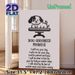 Dog Groomer Promise Painting Poster, Minimalist Black-and-White Cartoon Dog & Text Poster, Warm Pet Care Commitment, Ideal For Pet Grooming Salons_maomaolike.com