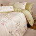 Wholesale Light Luxury French Style Embroidered Pure Girl's Heart Naked Sleep 100% Long-Staple Cotton Four-Piece Set_maomaolike.com