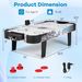 42 Inch Air Powered Hockey Table Top Scoring 2 Pushers_maomaolike.com