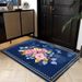 Living Room Rug Large Size Gorgeous Gold Frame Design Bedroom Rug Plush Thickened Machine Washable Thickened Underlay Interior Decorative Rug_maomaolike.com