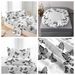 Cartoon Printed Fitted Sheet Dust Proof Skin Friendly Bed Fitted Sheet Mattress Protector Fitted Sheet - 1PC_maomaolike.com