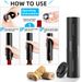 Electric Wine Opener Automatic Corkscrew Wine Openers For Beer Battery Bottle Opener Foil Cutter Kitchen Bar Can Opener_maomaolike.com