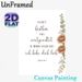 German Bible Verse Painting Poster, Warm-toned Floral Accent Poster, Gentle Inspirational Religious Decor For Bedroom, Living Room And Prayer Space_maomaolike.com