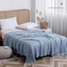 Home Garden Bamboo Cotton Lunch Break Sofa Blanket Waffle Blanket_maomaolike.com