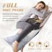 "detachable And Washable Velvet Equal Body Pillowcases, Easy To Maintain And More Hygienic, Soft Support, (excluding Pillow Core) "_maomaolike.com