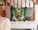 Belgian Tervuren King Of Mardi Gras Throw Pillow Machine Washable, Indoor Outdoor Decorative Pillow For Couch, Bed Or Patio, 14Hx14W_maomaolike.com