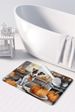Jack Russell Terrier Fall Kitchen Pumpkins Memory Foam Kitchen Mat Machine Washable Anti-Fatigue Mat Cushion Comfort Bath Mat Or Kitchen Rug_maomaolike.com