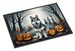 Alaskan Malamute Spooky Halloween Doormat Front Door Mat Indoor Outdoor Rugs For Entryway, Non Slip Washable Low Pile, 24H X 36W_maomaolike.com