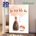 Sushi & Soy Sauce Pun Painting Poster, Cute Watercolor Cartoon-style Poster, Warm Playful Design With Sweet "I'm Soy Into You" Pun, Perfect For_maomaolike.com