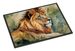 Lion Doormat Front Door Mat Indoor Outdoor Rugs For Entryway, Non Slip Washable Low Pile, 24H X 36W_maomaolike.com