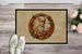 Chihuahua Christmas Flowers Doormat Front Door Mat Indoor Outdoor Rugs For Entryway, Non Slip Washable Low Pile, 24H X 36W_maomaolike.com