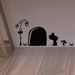 Chuanhao Cute Little Mouse Door Hole Wall Room Corridor Skirting Line Decoration Self-Adhesive Sticker_maomaolike.com