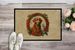 Chesapeake Bay Retriever Christmas Flowers Doormat Front Door Mat Indoor Outdoor Rugs For Entryway, Non Slip Washable Low Pile, 24H X 36W_maomaolike.com