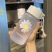 480ml Bottles Small Daisy Frosted Plastic Kawaii Direct Drinking Tea Portable Travel Sports Creative Water Cup_maomaolike.com