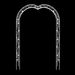 Metal Garden Arch Assemble Freely With 8 Styles Garden Arbor Trellis Climbing Plants Support Rose Arch Outdoor Arch Wedding Arch Party Events Archway Cream White_maomaolike.com