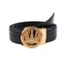 HOT Western Cowboy PU Leather Belt - Men Waist Strap Bull Decoration Floral Engraved for Jeans_maomaolike.com