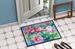 Peonies In Watercolor Doormat Front Door Mat Indoor Outdoor Rugs For Entryway, Non Slip Washable Low Pile, 24H X 36W_maomaolike.com