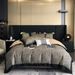 Elegant、Understated 、 Autumn Winter Light Luxury Nordic Style Brushed Four-piece Set, All-cotton, Pure Cotton, Digital_maomaolike.com