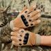 Tactical gloves field male desert individual soldiers outdoor all refers to anti-cutting protection anti-slip wear resistance training_maomaolike.com