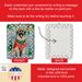 Leonberger Christmas Porcelain Ornament Christmas Tree Hanging Decorations For Home Christmas Holiday, Rectangle, Gift, Multicolor_maomaolike.com
