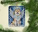 Akita My Angel Porcelain Ornament Christmas Tree Hanging Decorations For Home Christmas Holiday, Rectangle, Gift, Multicolor_maomaolike.com