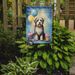 Old English Sheepdog Happy Birthday Garden Flag Mailbox Flag Decorative Yard Flag Banner Outside Patio Artwork Yard Flower Beds, Garden Size, Multicolor_maomaolike.com