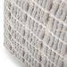 Noreen Square Pouf, Light Blue And White Accent Ottoman For Living Room_maomaolike.com