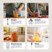 Hand Immersion Blender Powerful 4-in-1,Stainless Steel Stick Food Mixer,700ml Mixing Beaker,500ml Processor,Whisk_maomaolike.com