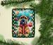 Cane Corso Christmas Porcelain Ornament Christmas Tree Hanging Decorations For Home Christmas Holiday, Rectangle, Gift, Multicolor_maomaolike.com