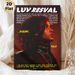 Hip-hop Artist Luv Resval Painting Poster, Moody Red-hued Portrait Poster, Stylish Music-themed Wall Decor Suitable For Bedroom, Music Studio, Living_maomaolike.com