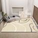 Living Room Rug Large Size Gorgeous Gold Frame Design Bedroom Rug Plush Thickened Machine Washable Thickened Underlay Interior Decorative Rug_maomaolike.com