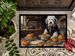 Old English Sheepdog Fall Kitchen Pumpkins Doormat Front Door Mat Indoor Outdoor Rugs For Entryway, Non Slip Washable Low Pile, 24H X 36W_maomaolike.com