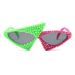 Unisex Fashion Round Diamond Studded Sunglasses Sun Protection Sunglasses Outdoor Rhinestone Glasses_maomaolike.com