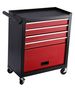 Four Drawer Rolling Toolbox, Tool Cart With 4 Wheels And Drawers, Large Capacity Detachable Mobile Tool Storage Cabinet For Workshops, Garages, Maintenance Rooms, And Mechanics_maomaolike.com