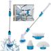 Electric Cleaning Brush, Multi-functional, Automatic Rotating, Telescopic, Wireless Charging, Long-handled, Stiff-bristled Floor Cleaning Tool Brush._maomaolike.com