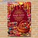 Indian Bangle Station Painting Poster, Vibrant Ethnic Style Poster, Colorful Festive Bangle Display With Decorative Garlands, Brings Cultural Festive_maomaolike.com