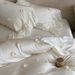 Ice Silk Quilt Eleant Romantic French Style White Summer Tencel Four-Piece Set Cool Silky Naked Sleep Duvet Cover_maomaolike.com