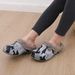 Kidmi Fashion Fur Winter Fuzzy Garden Soft Waterproof For Men Indoor And Outdoor Antiskid Houes Shoes_maomaolike.com