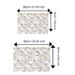 Bathroom Mat Toilet Mat Shower Mat Entrance Rug Absorbent Non-Slip Mat Soft Quick-Dry Machine Washable_maomaolike.com