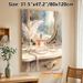 Vanity Dresser With Perfume & Pearls Painting Poster, Soft Watercolor Elegant Vanity Scene Poster, Brings Gentle Refined Ambiance For Bedroom_maomaolike.com